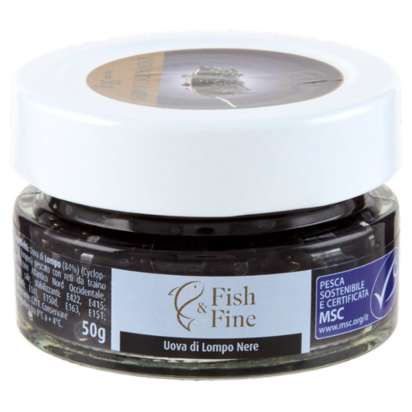 Fish & Fine Uova di Lompo Nere 50 g