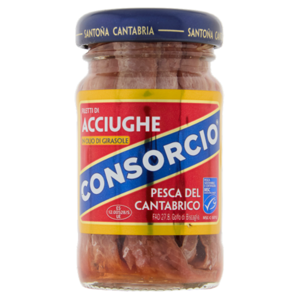 Consorcio Filetti di Acciughe in Olio di Girasole 65 g