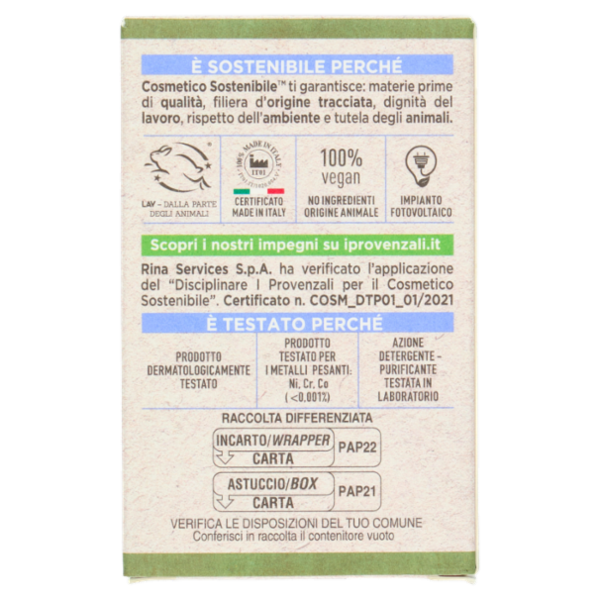 I Provenzali Saponetta Vegetale Argilla 100 g