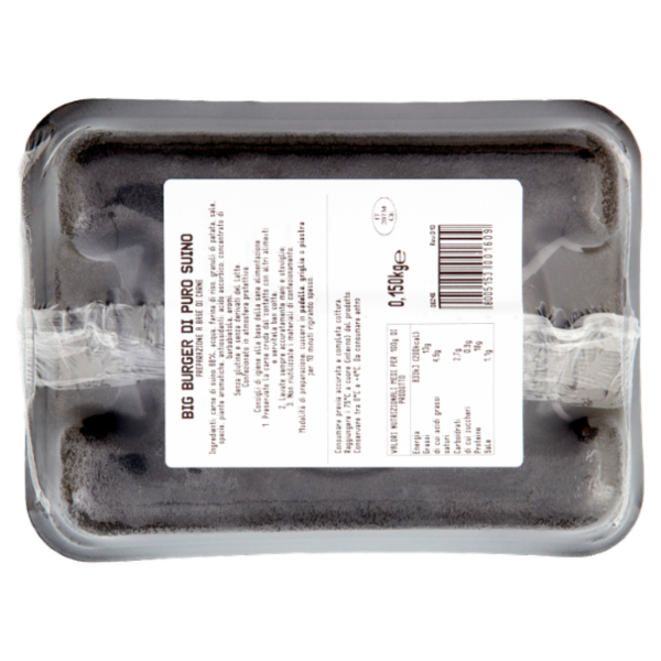 Aia Carne al Fuoco Hamburger di Suino 0,150 kg