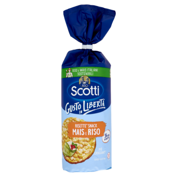 Riso Scotti Risette Snack Mais e Riso 150 g