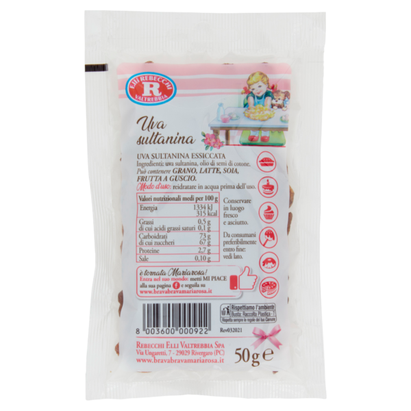 Mariarosa Uva sultanina 50 g