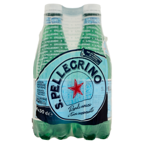 S.PELLEGRINO, Acqua Minerale Frizzante, Pet - 4x500ml