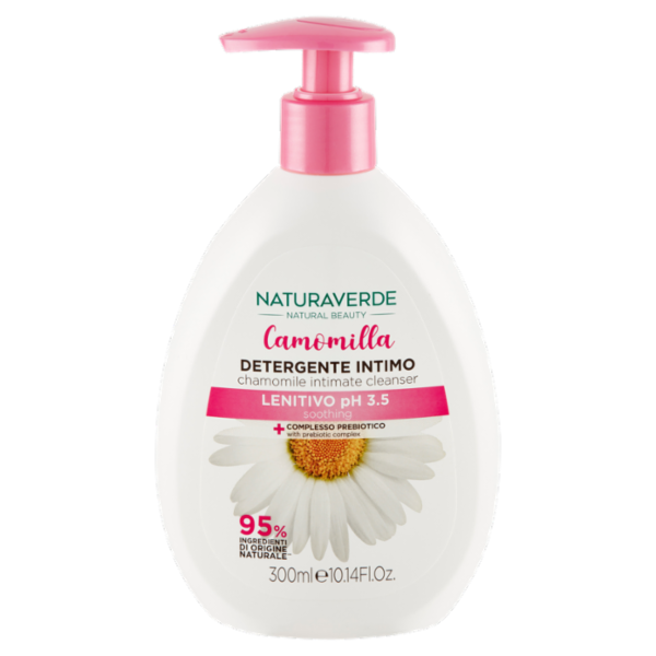 Naturaverde Natural Beauty Camomilla Detergente Intimo Lenitivo pH 3.5 300 ml