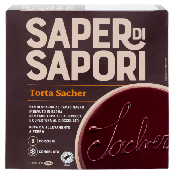 Selex Saper di Sapori Torta Sacher Congelata 450 g