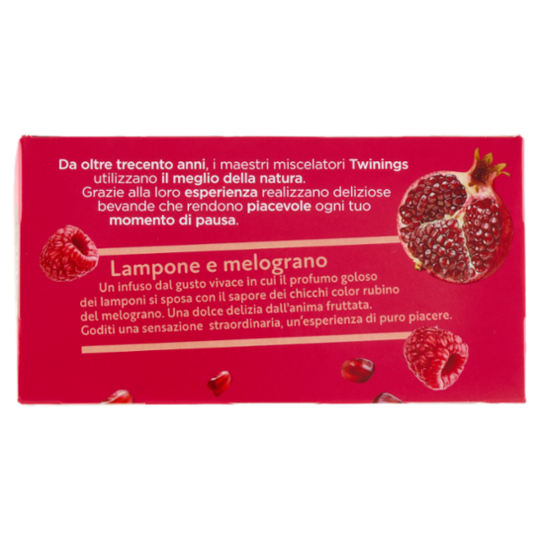 Twinings Lampone e Melograno Infuso Sensations 20 filtri 40 g