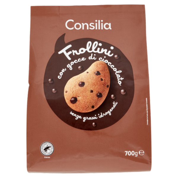 Consilia Frollini con Gocce di Cioccolato Fondente 700 g 