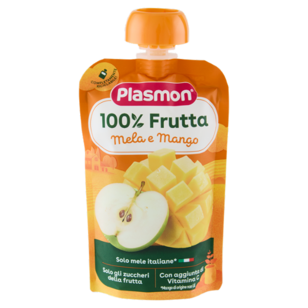 Plasmon 100% Frutta Mela e Mango 100 g
