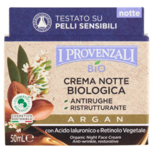 I Provenzali Bio Crema Notte Biologica Argan 50 ML