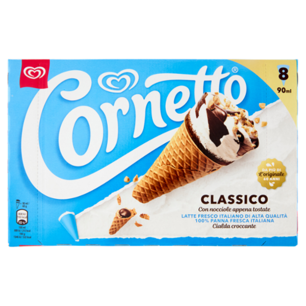 Cornetto Classico 8 x 60 g