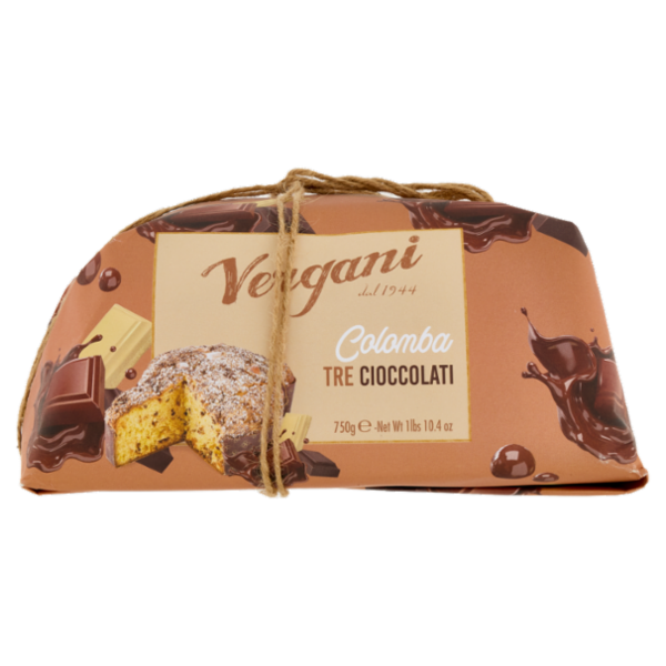 Vergani Colomba Tre Cioccolati 750 g