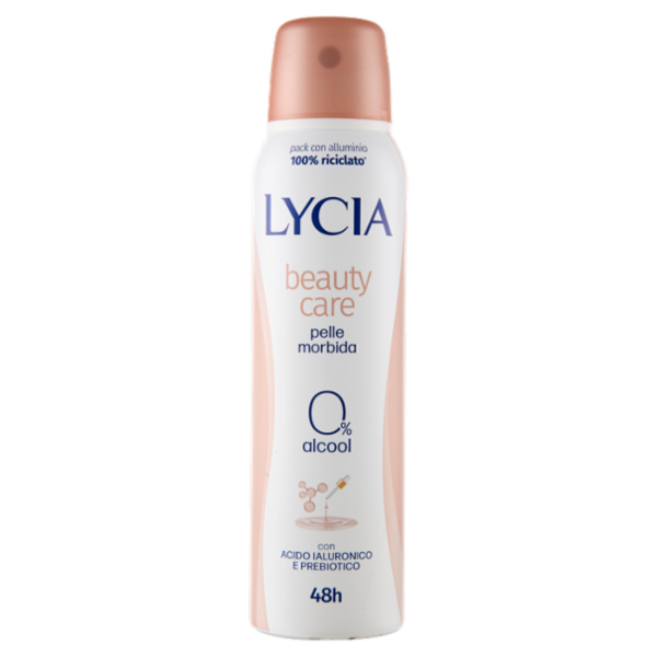 Lycia beauty care con Acido Ialuronico e Prebiotico deo spray 150 ml