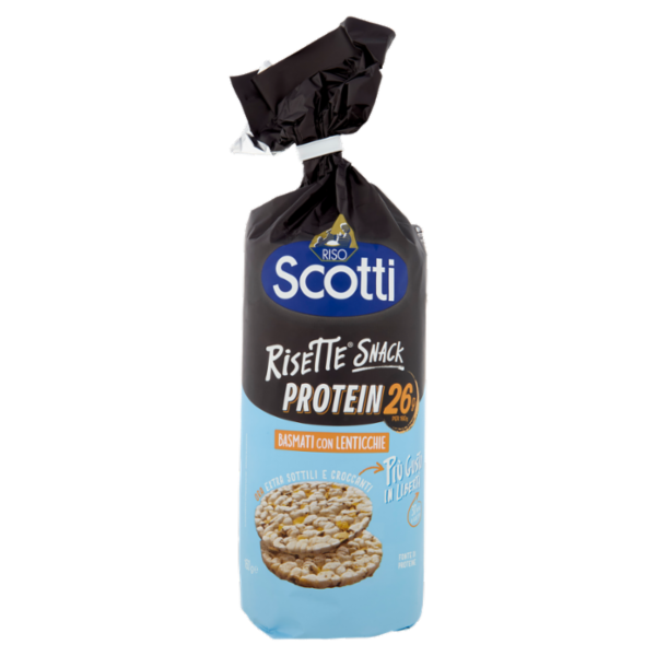 Riso Scotti Risette Snack Protein Basmati con Lenticchie 160 g