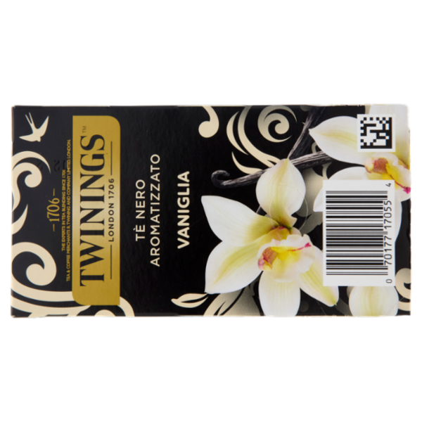 Twinings Vaniglia Tè Nero aromatizzato 20 filtri The 40 g