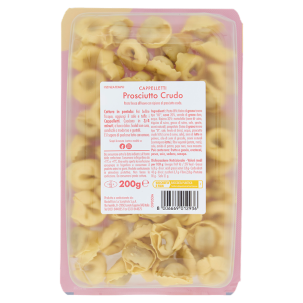 Scoiattolo Cappelletti Prosciutto Crudo 200 g