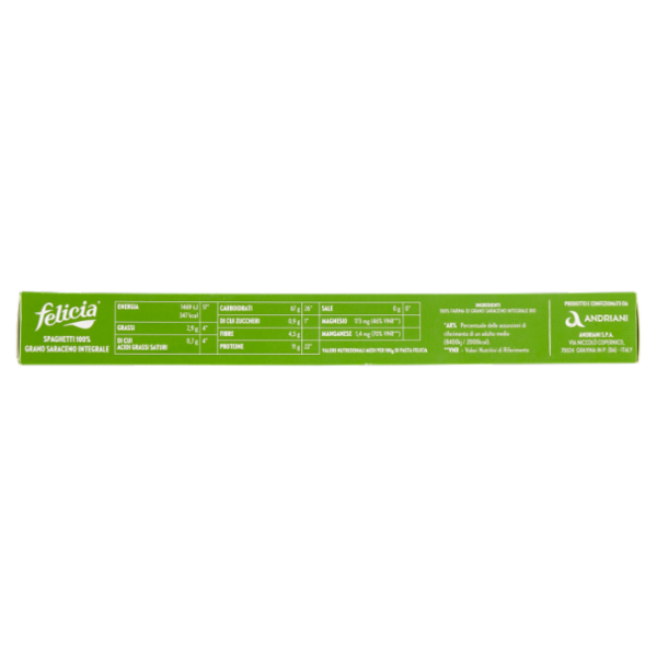 felicia Spaghetti Grano Saraceno Integrale Bio 340 g