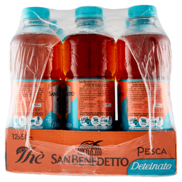 San Benedetto Thè Pesca Deteinato 12 x 50 CL