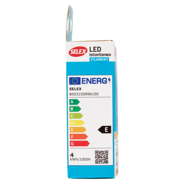 Selex Lampadina Led Candela E14 4W Luce Calda