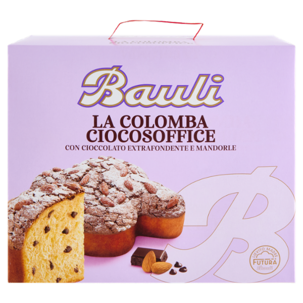 Bauli la Colomba Ciocosoffice con Cioccolato Extrafondente e Mandorle 750 g