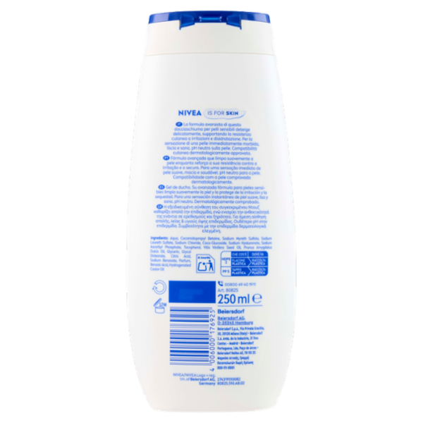 Nivea Care Shower Derma Control Restore for sensitive skin 250 ml