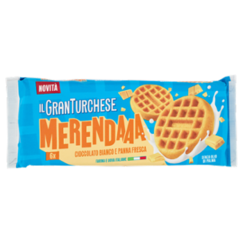 Il Granturchese Merendaaa Cioccolato Bianco e Panna Fresca 240 g