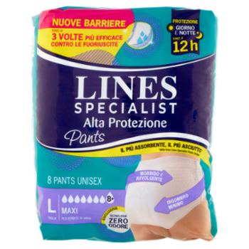 Lines Specialist Alta Protezione Pants Unisex Taglia L Maxi 8 Pz