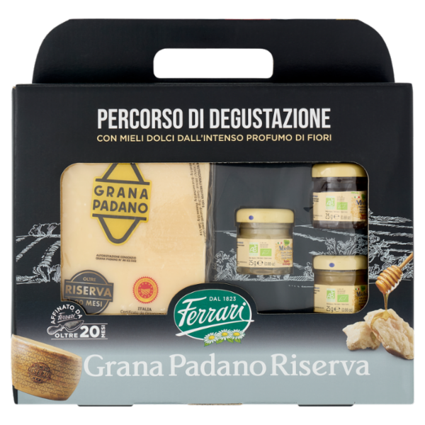 Ferrari Grana Padano DOP Riserva Oltre 20 Mesi 600g con Mieli