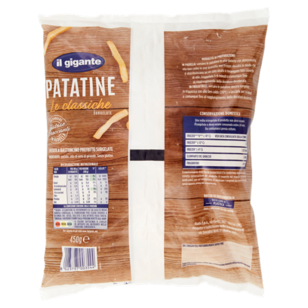 IL GIGANTE Patatine le classiche Surgelate 450 g