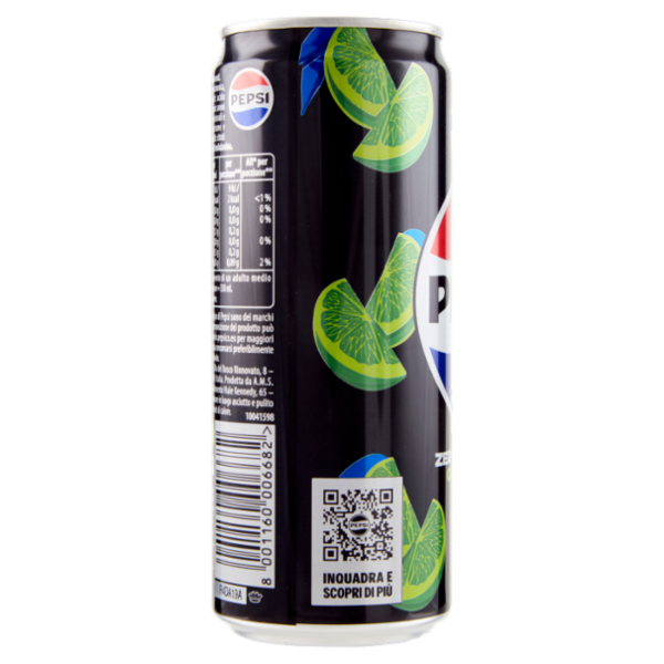Pepsi Zero Zucchero Gusto Lime 330 ml