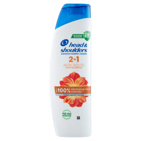 Head & Shoulders Antiforfora Shampoo + Balsamo 2in1 Anticaduta 250 ml