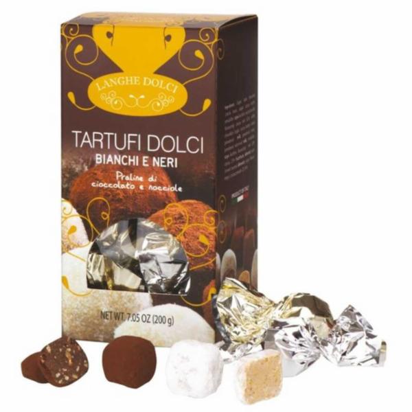 Langhe Scatola Tartufi Dolci Bianchi e Neri 200g