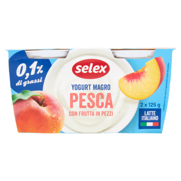Selex Yogurt Magro Pesca 2x125 g
