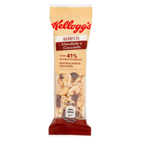 Kellogg's Barretta Mandorle e Cioccolato 32 g