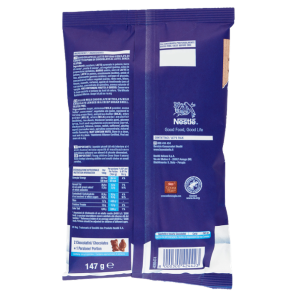 SMARTIES Festive Friends Personaggi di Cioccolato al Latte con Confetti SMARTIES 147g