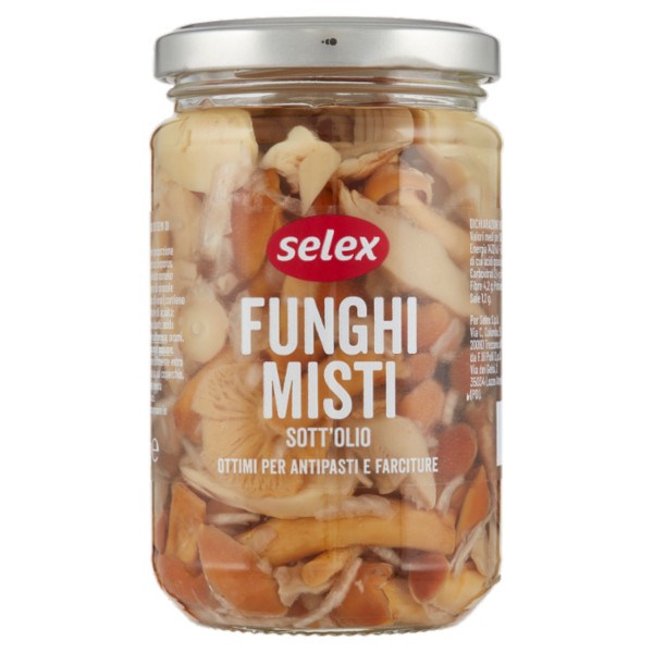 Selex Funghi Misti in Olio di Semi di Girasole 280 g