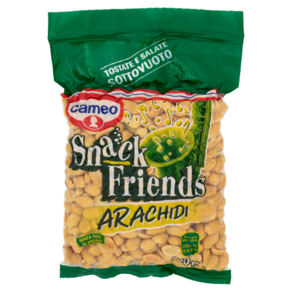 cameo Snack Friends Arachidi Tostate e Salate Sottovuoto 300 g