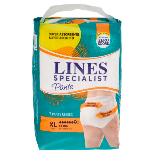 Lines Specialist Pants Unisex Extra Taglia XL 7 pz