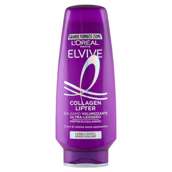 Elvive Collagen Lifter Balsamo Volumizzante Ultra-Leggero, per Capelli Senza Volume 250 ml