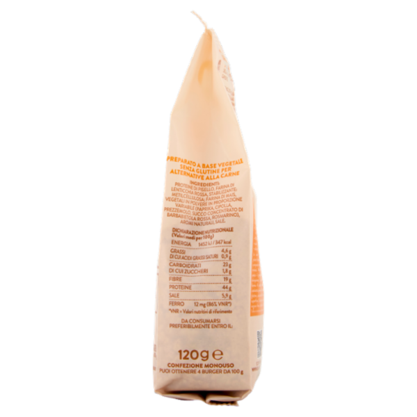 Beamy Preparato per Burger Plant-Based Gusto Pollo 120 g