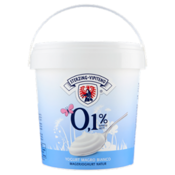 Sterzing Vipiteno 0,1% Grassi Yogurt Magro Bianco 1000 g