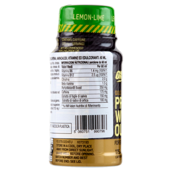 Optimum Nutrition Gold Standard Pre-Workout Lemon-Lime 60 ml