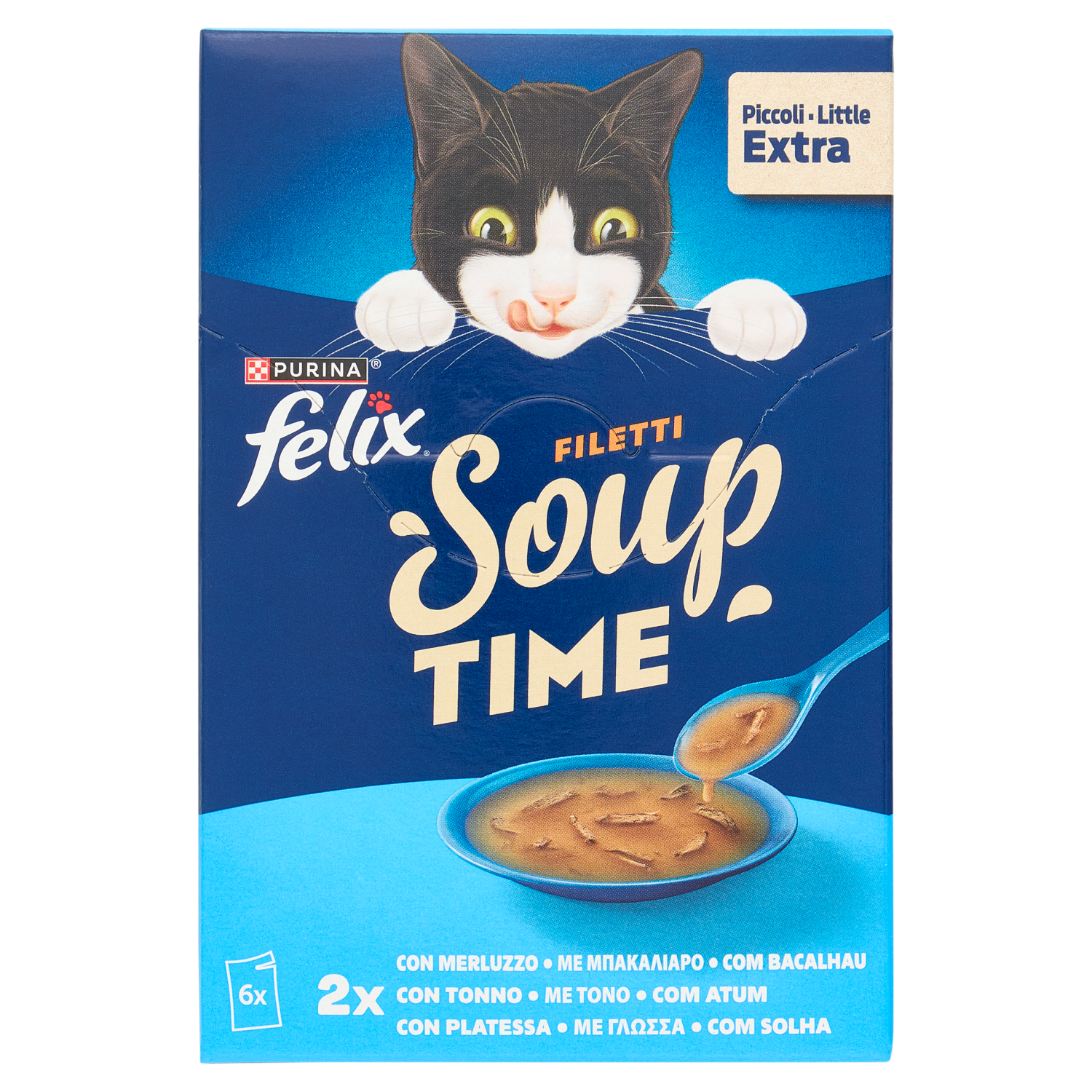 FELIX Soup Time Original Manzo, Pollo, Agnello 6x48g