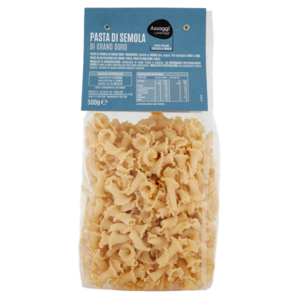 Assaggi e paesaggi Pasta di Semola di Grano Duro Gigli Caserecci 500 g