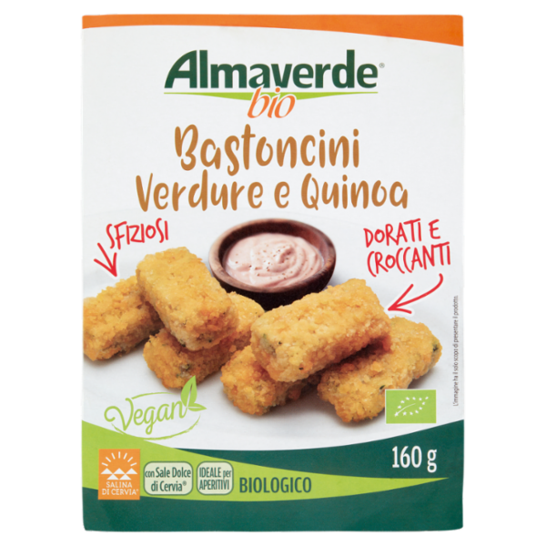 Almaverde bio bastoncini Verdure e Quinoa 160 g