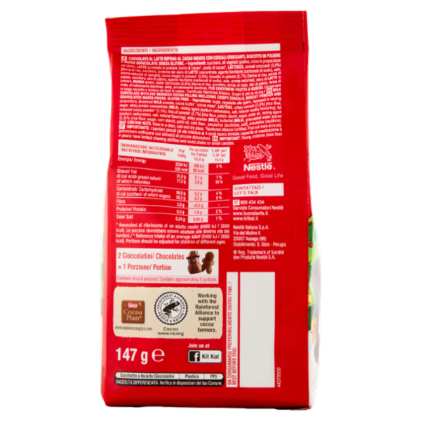 KITKAT Festive Friends Personaggi di Cioccolato al Latte Sacchetto 147g