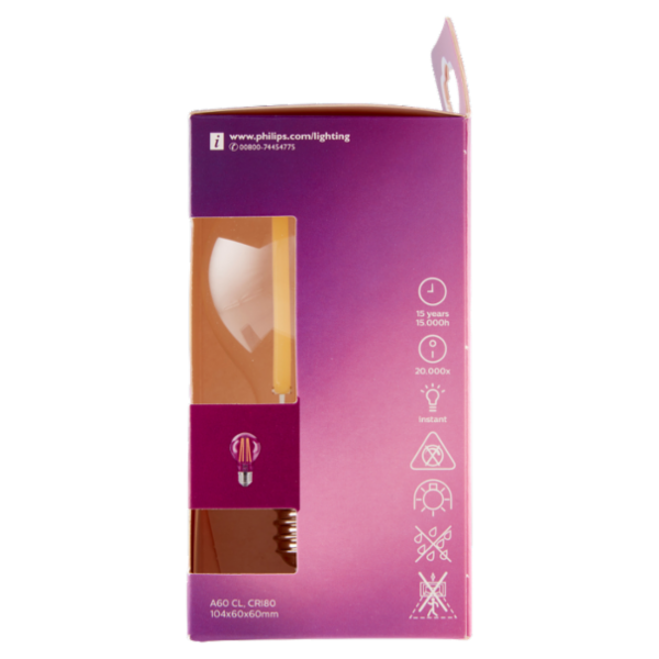 Philips Led sfera filamento 100W E27 4000K