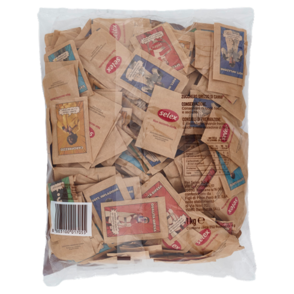 Sù Zucchero di Canna Grezzo 250 Bustine da 4 g