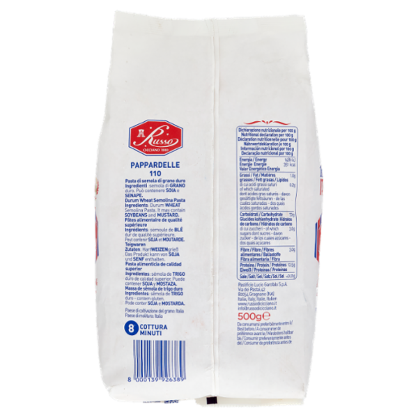 Russo Pappardelle 110 500 g