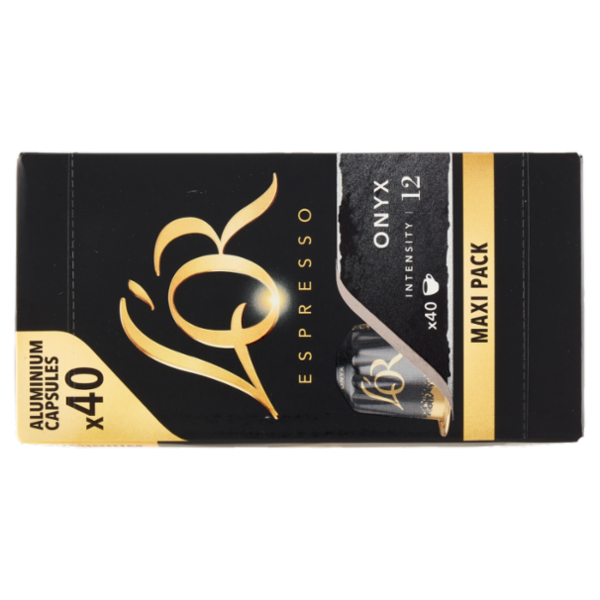 L'Or Espresso Onyx 12- 40 Capsule Caffè Compatibili con Macchine Nespresso*® Original 208g