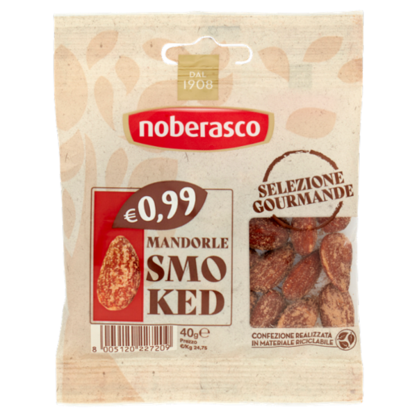 noberasco € 0,99 Mandorle Smoked 40 g